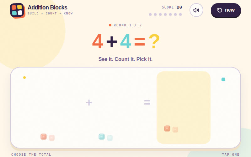 Addition Within 20 screenshot