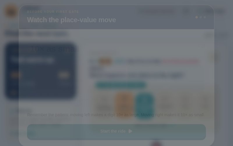 Dirt Bike Place Value screenshot