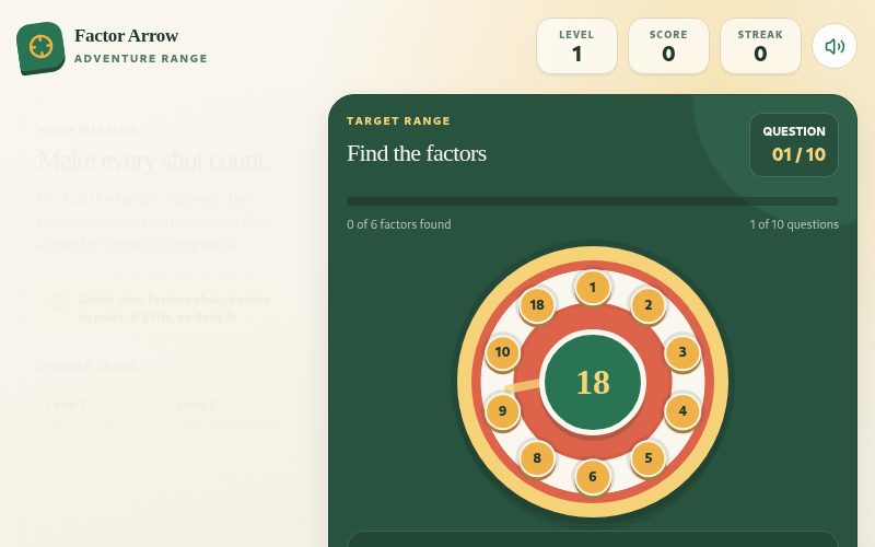 Factor Arrow Adventure screenshot