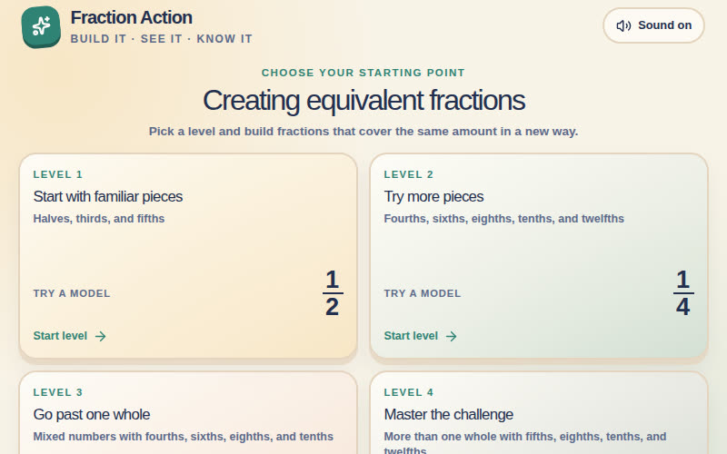 Fraction Action screenshot