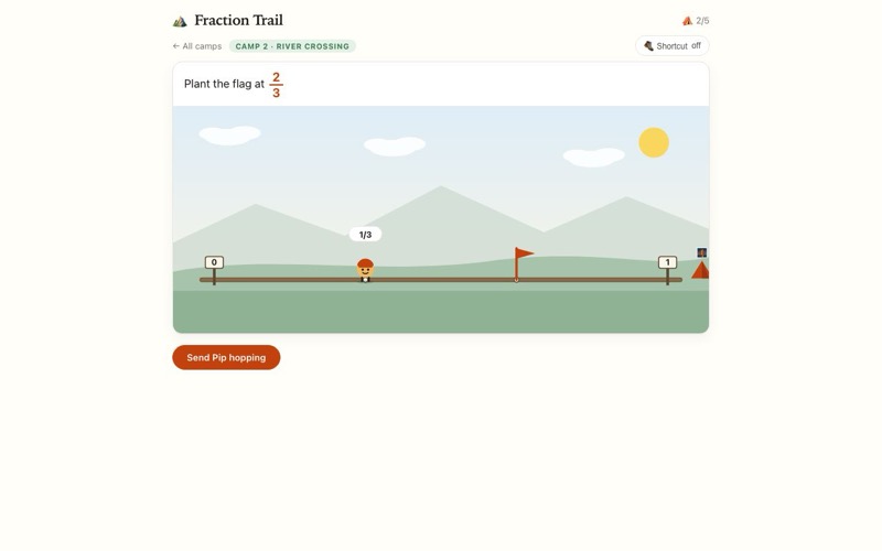 Fraction Trail screenshot