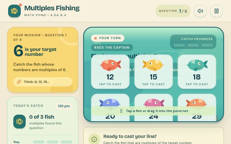 Multiples Fishing screenshot