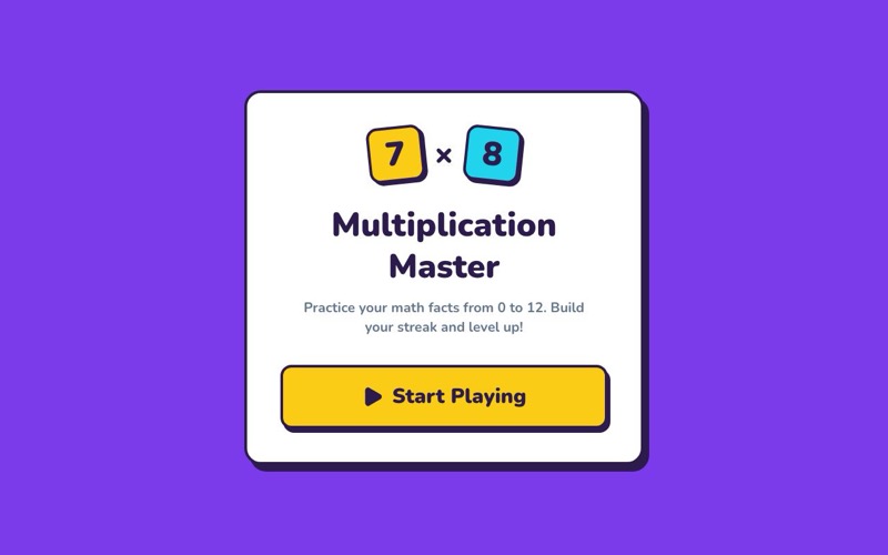 Multiplication Master screenshot