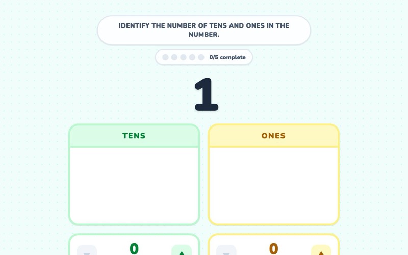 Place Value Builder: Tens screenshot
