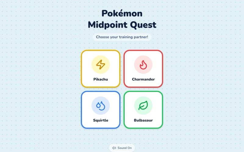 Pokémon Midpoint Quest screenshot