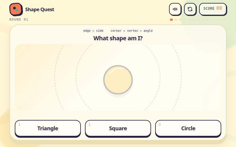 Shape Quest Quiz screenshot
