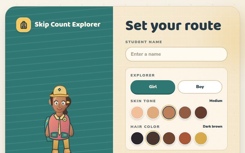 Skip Count Explorer screenshot
