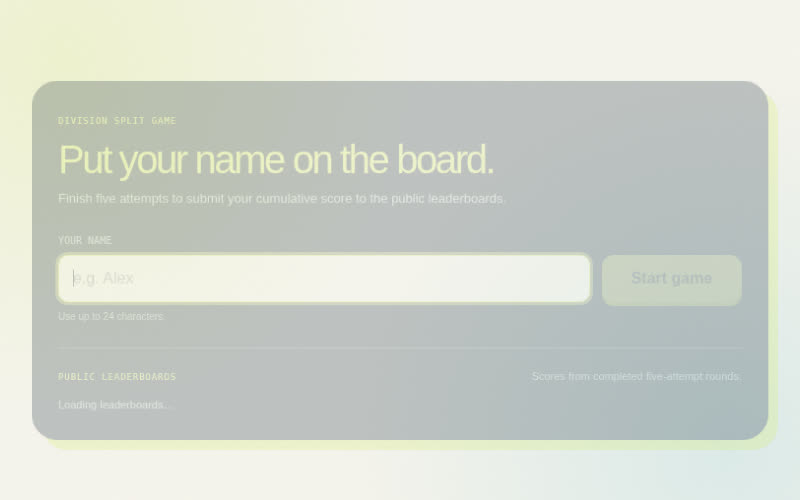 Split Decision screenshot