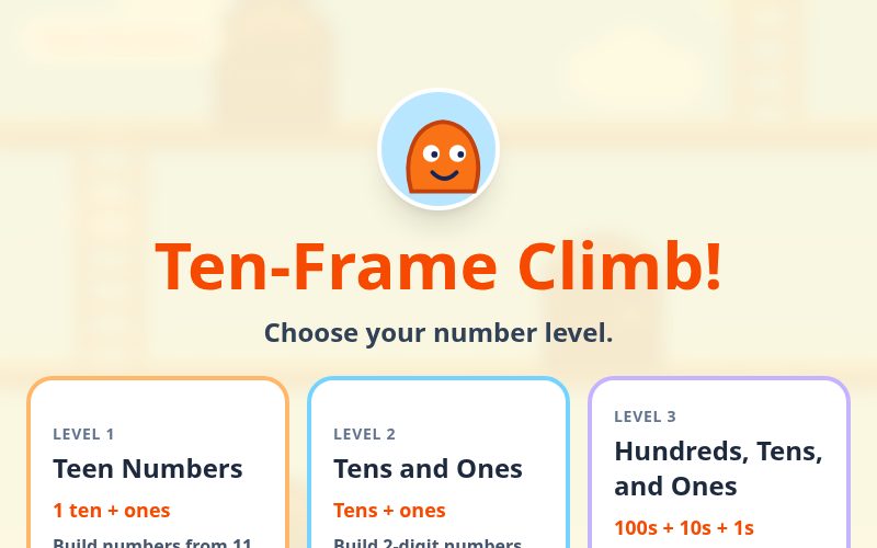 Ten Frame Climb screenshot